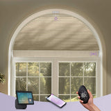 Graywind Rechargeable Motorized Arch Window Shades | Perfect Arch | Customizable