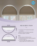 Graywind Rechargeable Motorized Arch Window Shades | Perfect Arch | Customizable