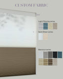 Graywind Motorized Day/Night Cellular Shades | Blackout Series | Customizable