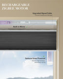 Graywind Motorized Day/Night Cellular Shades | Blackout Series | Customizable