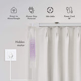 Graywind Hardwired Smart Curtain| Blackout Series | Standard