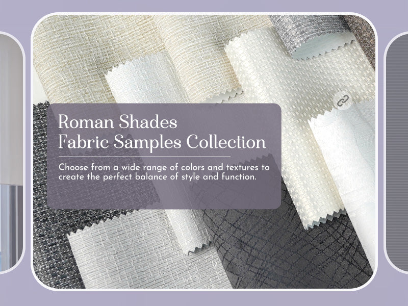 cordless fabric roman shades