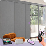 Graywind Rechargeable Smart Panel Track Blinds | Customizable