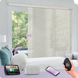 Graywind Rechargeable Smart Panel Track Blinds | Customizable